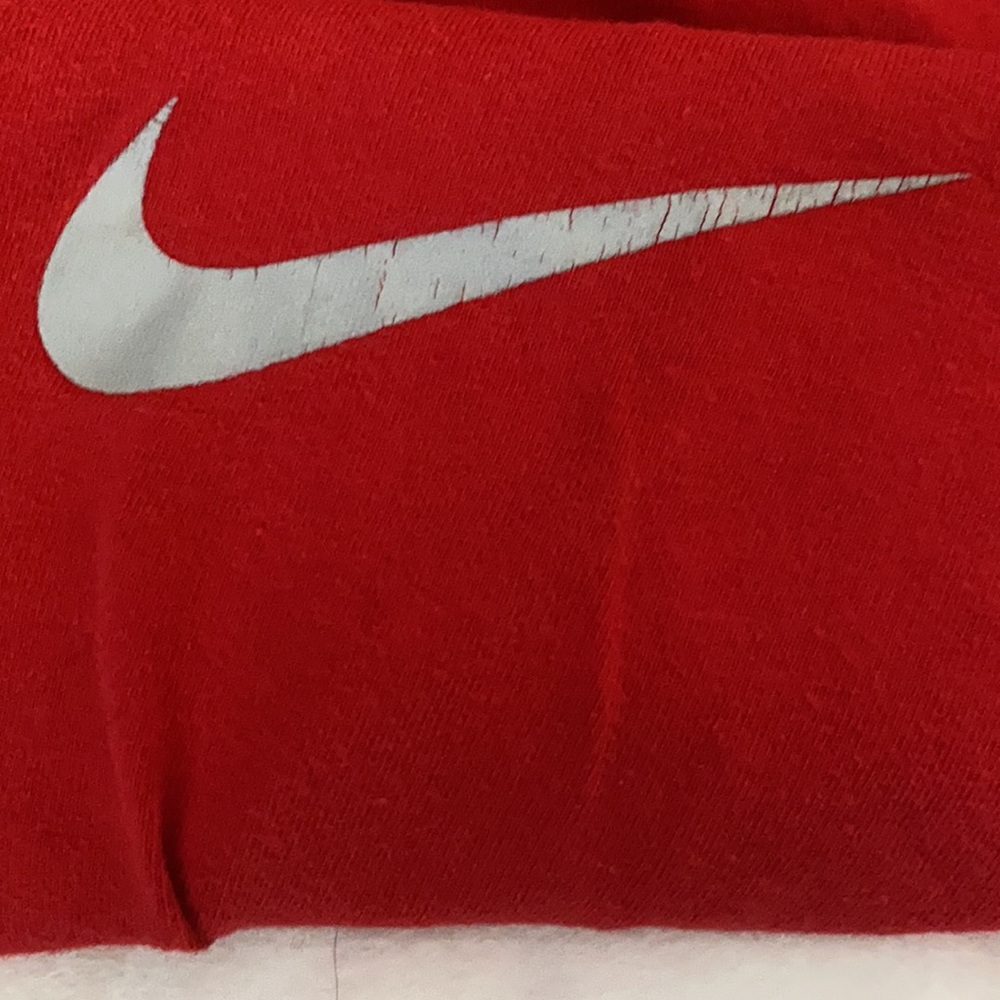 Red Nike extra-large “talk is cheap“ t-shirt. 100% cotton good condition - Picture 6 of 6